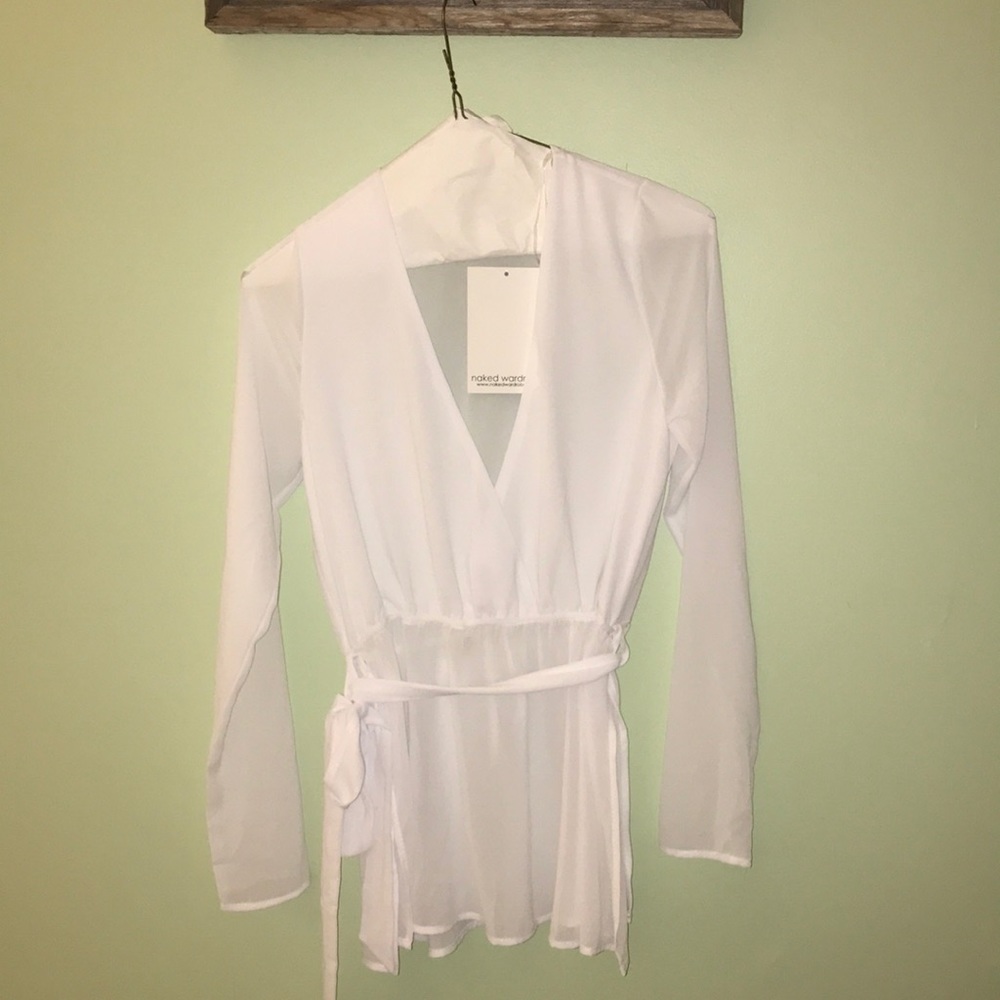 Naked Wardrobe sheer top